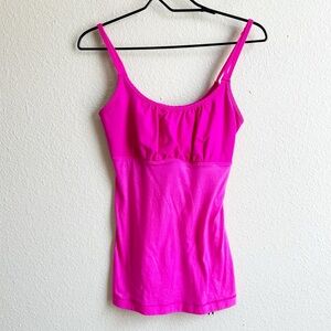 Lululemon Hot Pink Athletic Tank Top Women’s Size 6 Medium